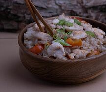 Вок Рис с курицей