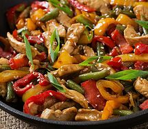 Курица с овощами