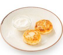 Сырники с яблочной начинкой