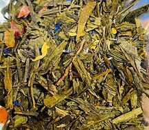 Манговый фреш, чай листовой зелёный ароматизированный