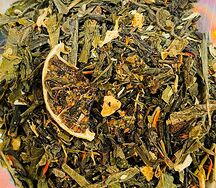 Леди Грэй, чай листовой зеленый ароматизированный