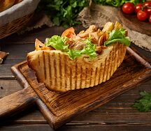 Шаурма в лепешке