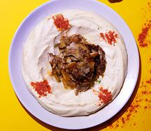 Хумус с курицей