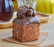 Банановый кекс с кокосом