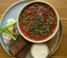 Царский борщ с говядиной