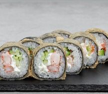 Жареный с креветкой
