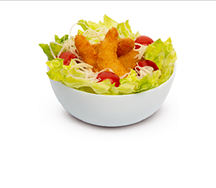 Цезарь с креветками (без сухариков и соуса)