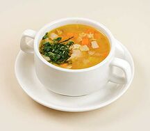 Суп гороховый с беконом 