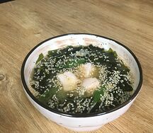 Мисо-суп с курицей