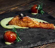 Стейк из лосося