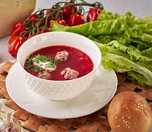 Борщ с говядиной