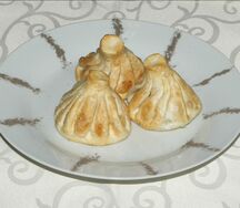 Хинкали из баранины жареные