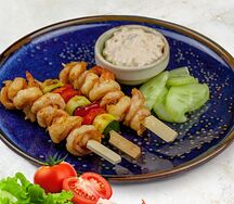Шашлычок из креветок