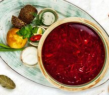 Борщ с говядиной