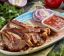 Шашлык из каре ягненка