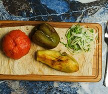 Овощи на мангале