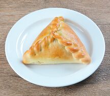 Расстегай с морским окунем и рисом
