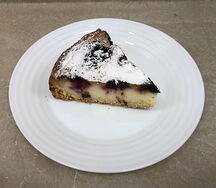 Чизкейк с черникой