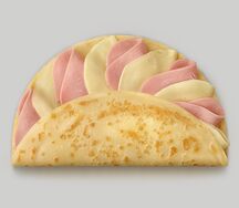 Блинчик с ветчиной и сыром