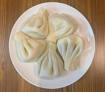 Хинкали с лососем