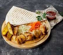 Шашлык из куриного филе