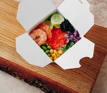 Мини-поке с тигровой креветкой