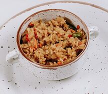 Тяхан с овощами