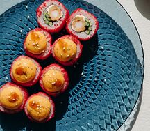 Запеченный ролл Креветка смоки