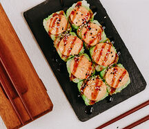 Запеченный ролл Калифорния