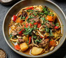 Лагман с говядиной