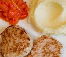 Котлеты куриные с пюре