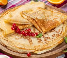 Блины с курицей