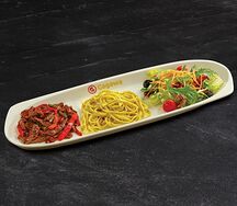 Говядина в соусе сальса