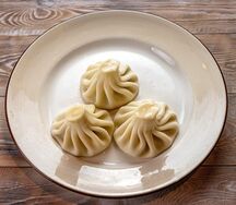 Хинкали с картофелем и сыром