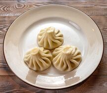 Хинкали с картофелем и грибами