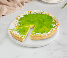 Чизкейк с киви и крыжовником