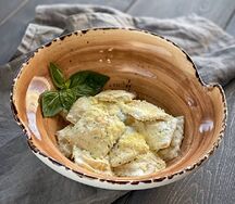 Равиоли с форелью