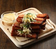 Гренки с сыром