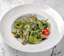 Тёплый салат с куриной печенью