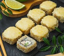 Запеченный с курицей