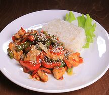 Филе куриное с соусом терияки