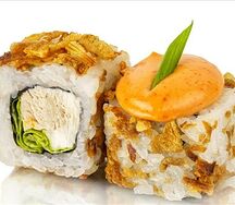 Ролл с копчёной курицей