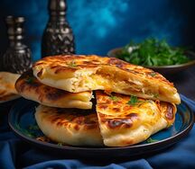 Грузинский хачапури по-мегрельски
