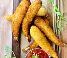 Креветки темпура