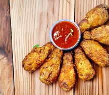 Куриные крылья темпура