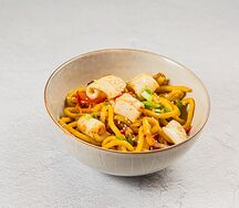 Вок с кальмаром