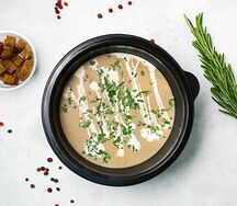 Крем-суп из белых грибов