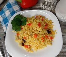 Рис басмати с овощами