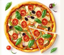 Пицца овощная