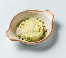 Картофельное пюре с сыром горгонзола